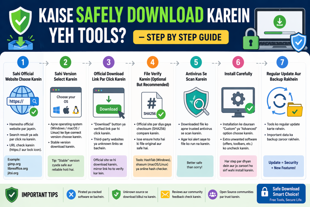 A beginner-friendly illustration explaining the Internet, showing multiple devices like smartphones, laptops, and servers connected through a global network, with cloud icons and data flowing between them.
